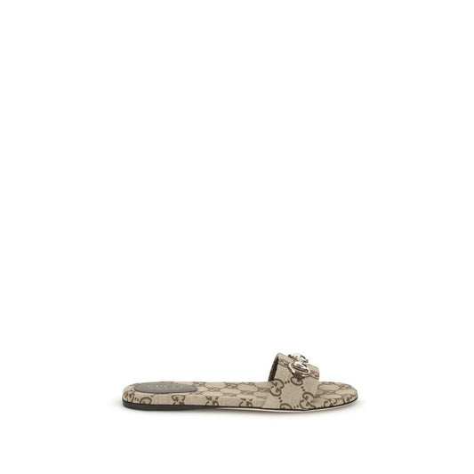 Gucci GG Segeltuch Pantoffeln