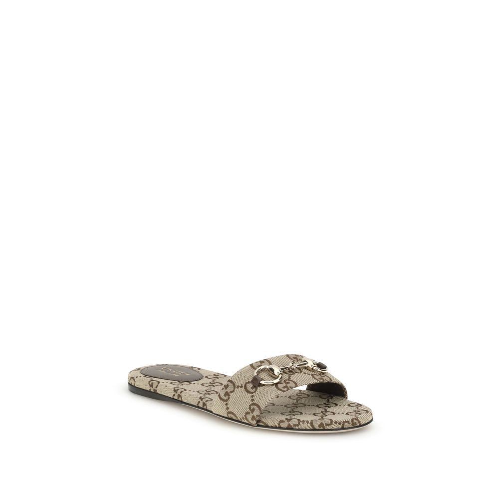 Gucci GG Segeltuch Pantoffeln