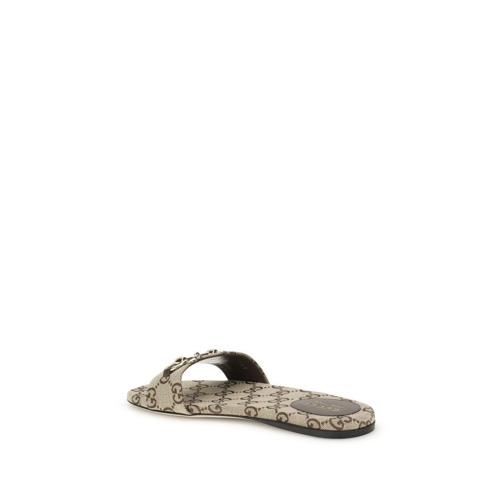 Gucci GG Segeltuch Pantoffeln