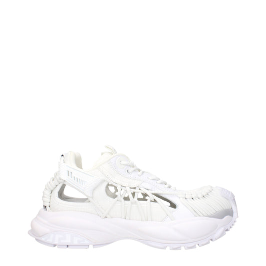 Versace Weiße Leder-Low Tops