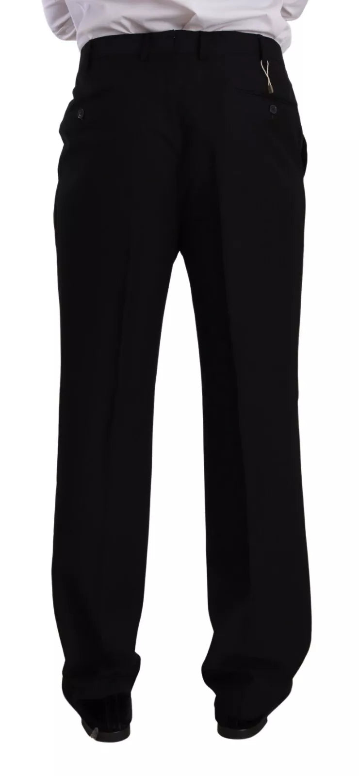 Domenico Tagliente Blauer Polyester Einreihiger Formaler 2 Stück Anzug