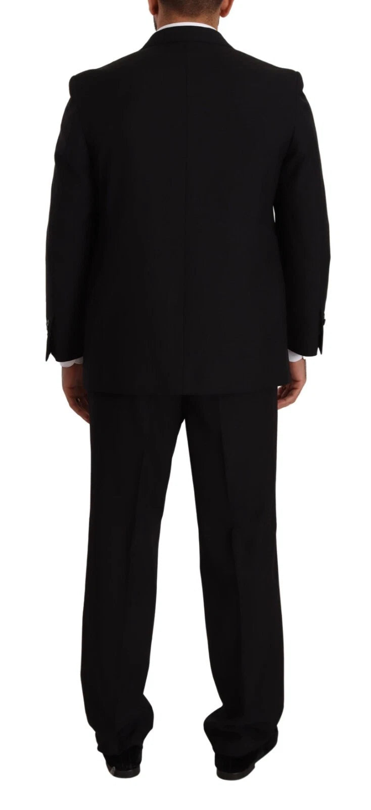 Domenico Tagliente Blauer Polyester Einreihiger Formaler 2 Stück Anzug