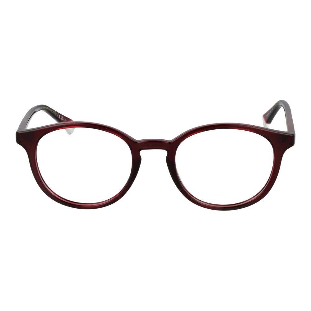 Polaroid Burgunderfarbene optische Unisex-Rahmen