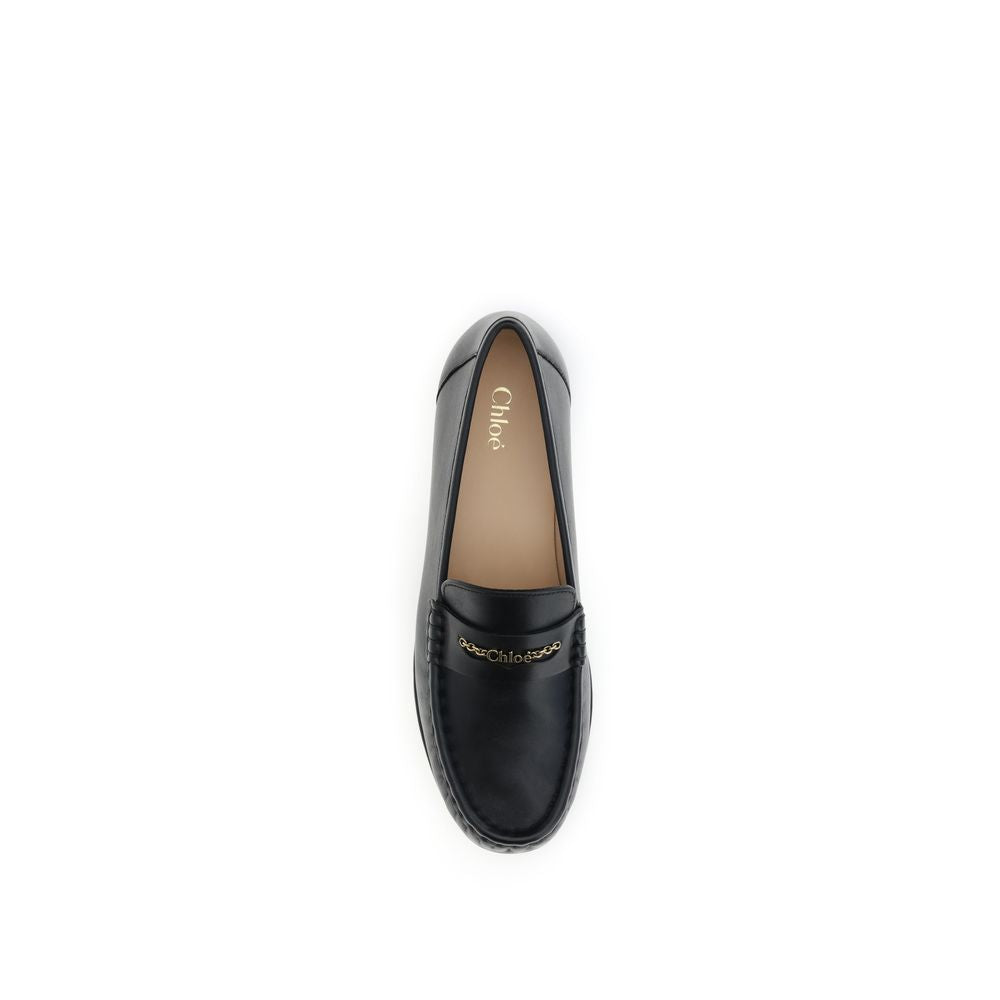 Chloé Leder-Halbschuhe