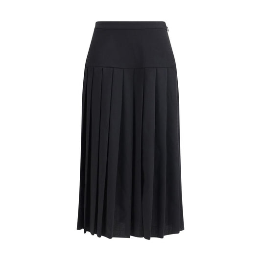 Alessandra Rich Plissierter Midirock
