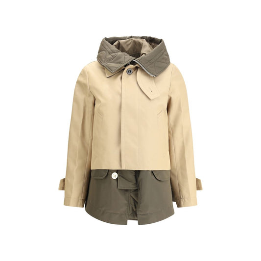 Sacai Kurze Jacke aus Baumwolle