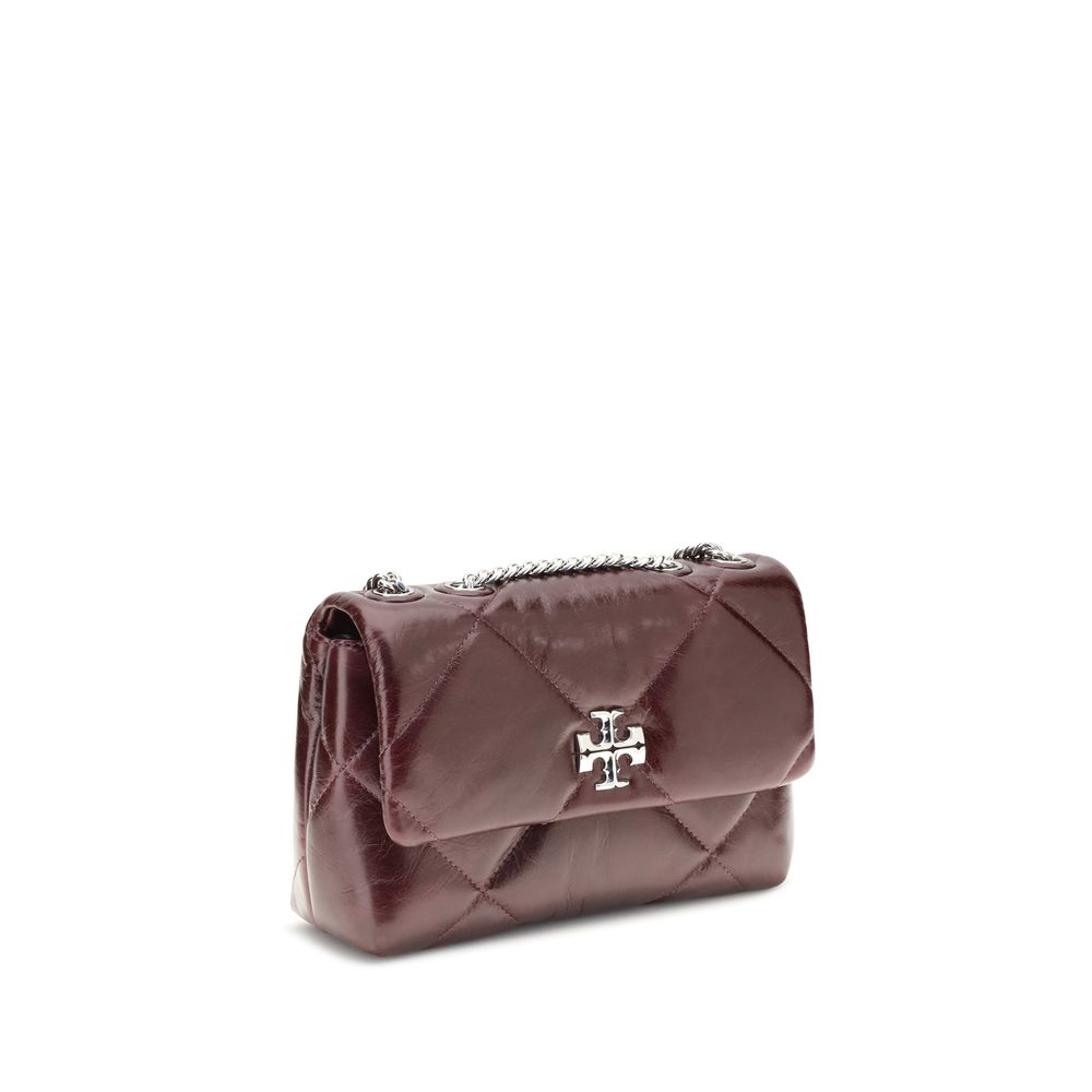Tory Burch Bordeauxrote Ledertasche