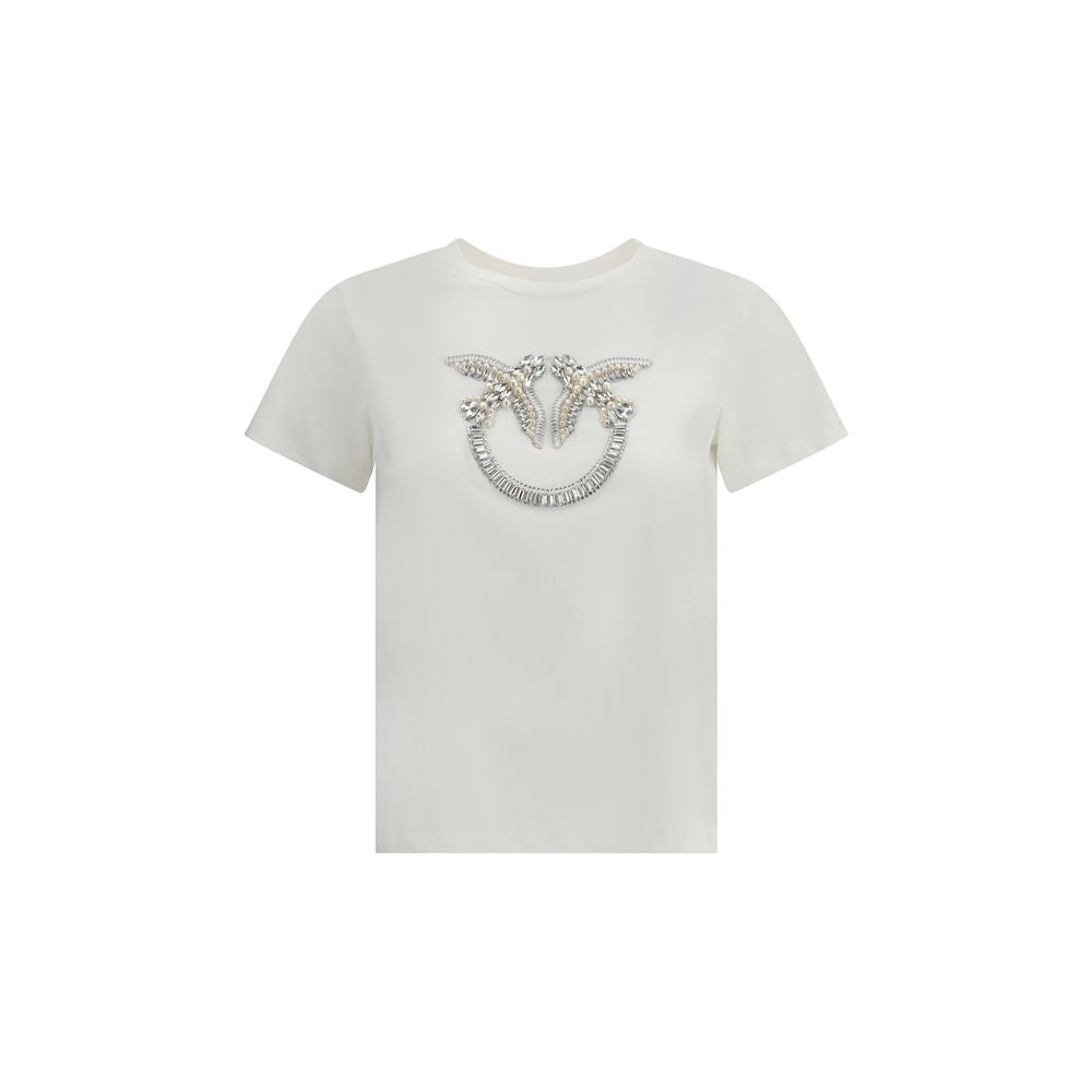 PINKO T-Shirt mit gesticktem Logo