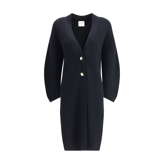 Forte_Forte Langer Cardigan aus geripptem Kaschmir