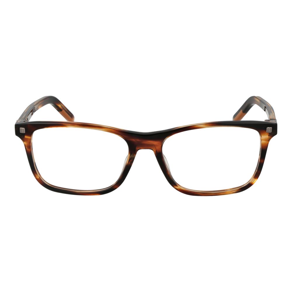 Ermenegildo Zegna Braune Acetat-Brille (Gestell)