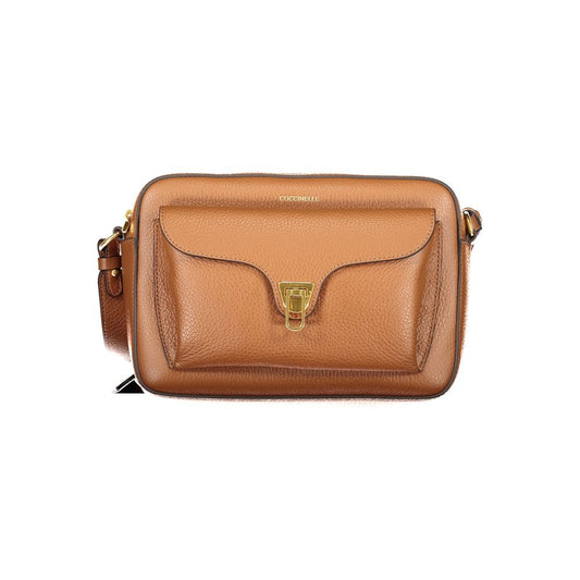 Coccinelle Braunes Leder Frauen Handtasche