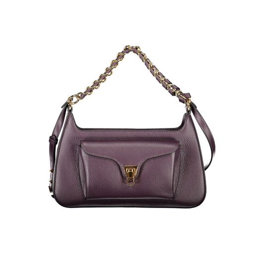 Coccinelle Lila Leder Frauen Handtasche