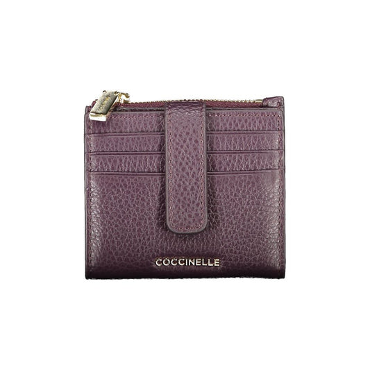 Coccinelle Lila Leder Damen Geldbörse