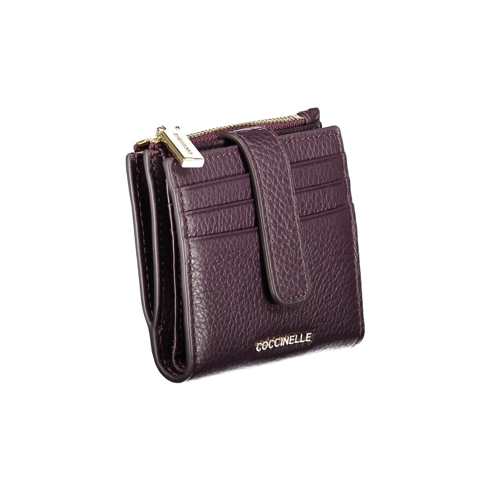 Coccinelle Lila Leder Damen Geldbörse