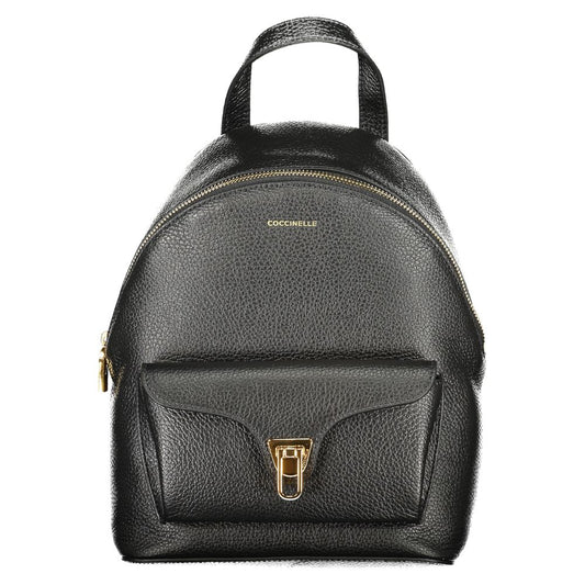 Coccinelle Schwarzer Leder-Rucksack für Frauen