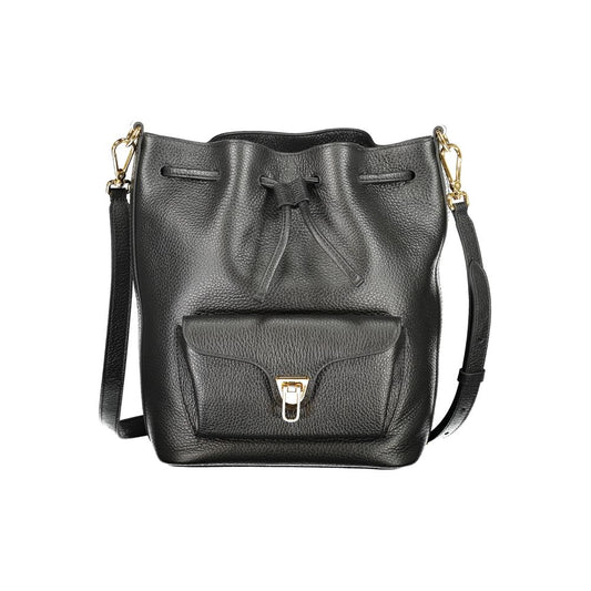 Coccinelle Schwarzes Leder Frauen Handtasche