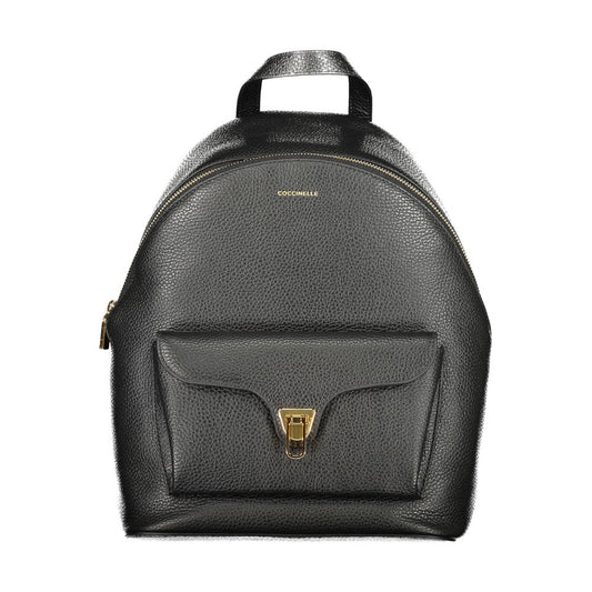 Coccinelle Schwarzer Leder-Rucksack für Frauen