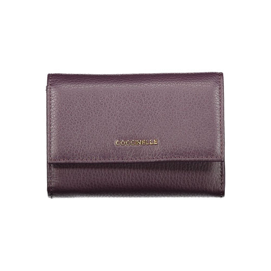 Coccinelle Lila Leder Damen Geldbörse