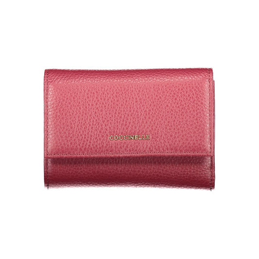 Coccinelle Lila Leder Damen Geldbörse