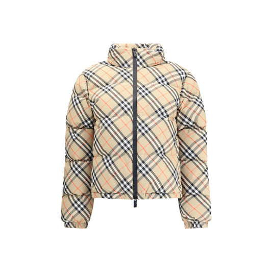 Burberry Karo-Daunenjacke