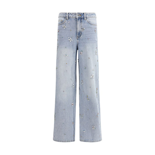 Self-Portrait Jeans mit weitem Bein