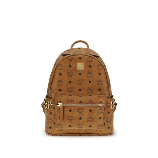 MCM Bedruckter Canvas-Rucksack klein Stark