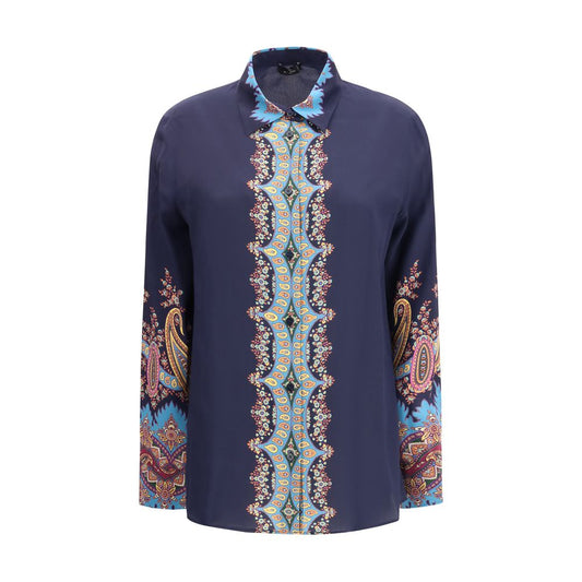 Etro Seidenhemd Paisleymuster