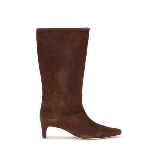 Staud Wally-Stiefel aus Wildleder