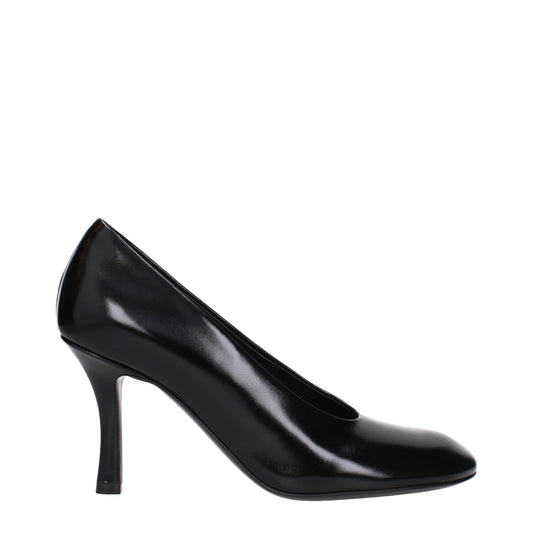 Burberry Schwarze Leder High Heel Pumps