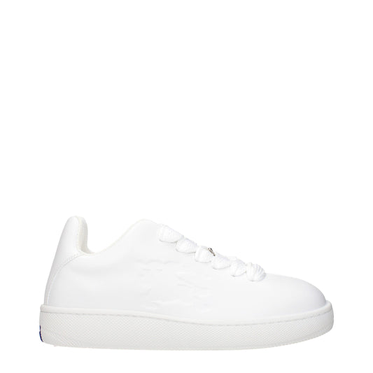 Burberry Weiße Leder-Low Tops