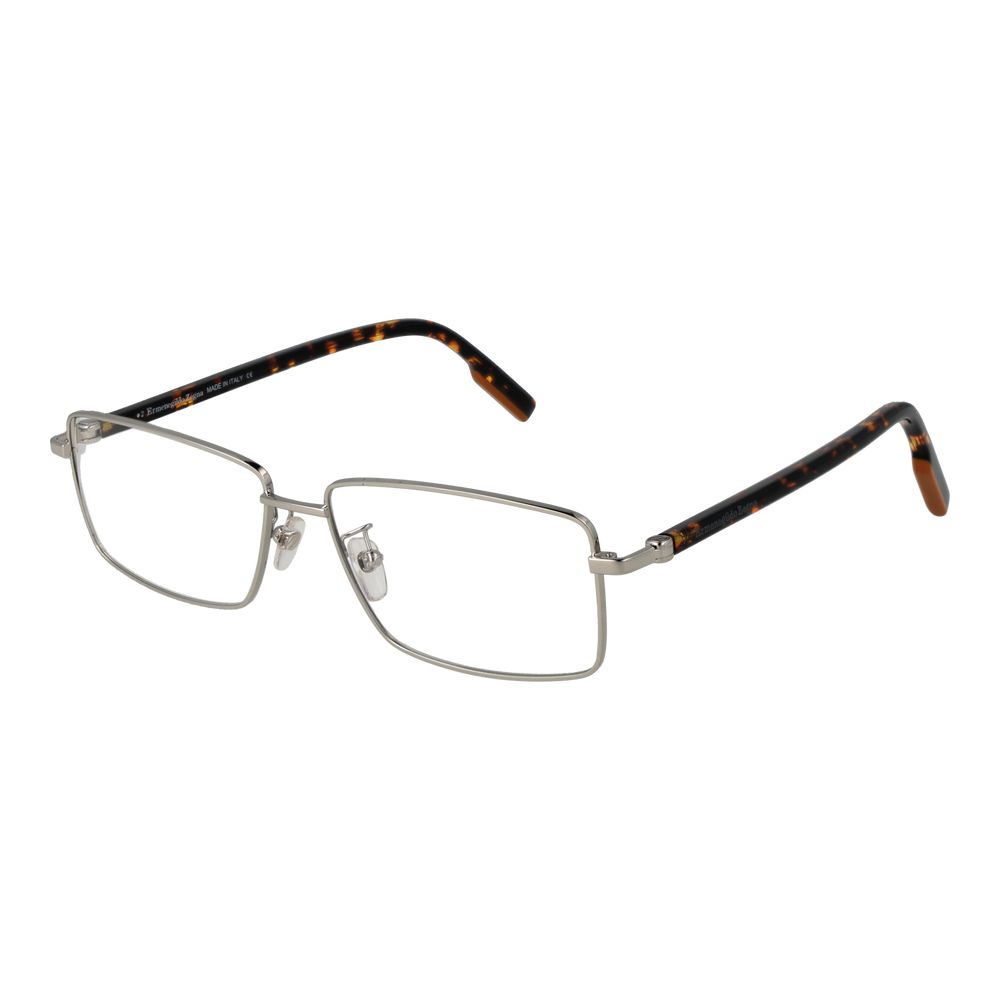 Ermenegildo Zegna Silberne Metallbrille (Gestelle)