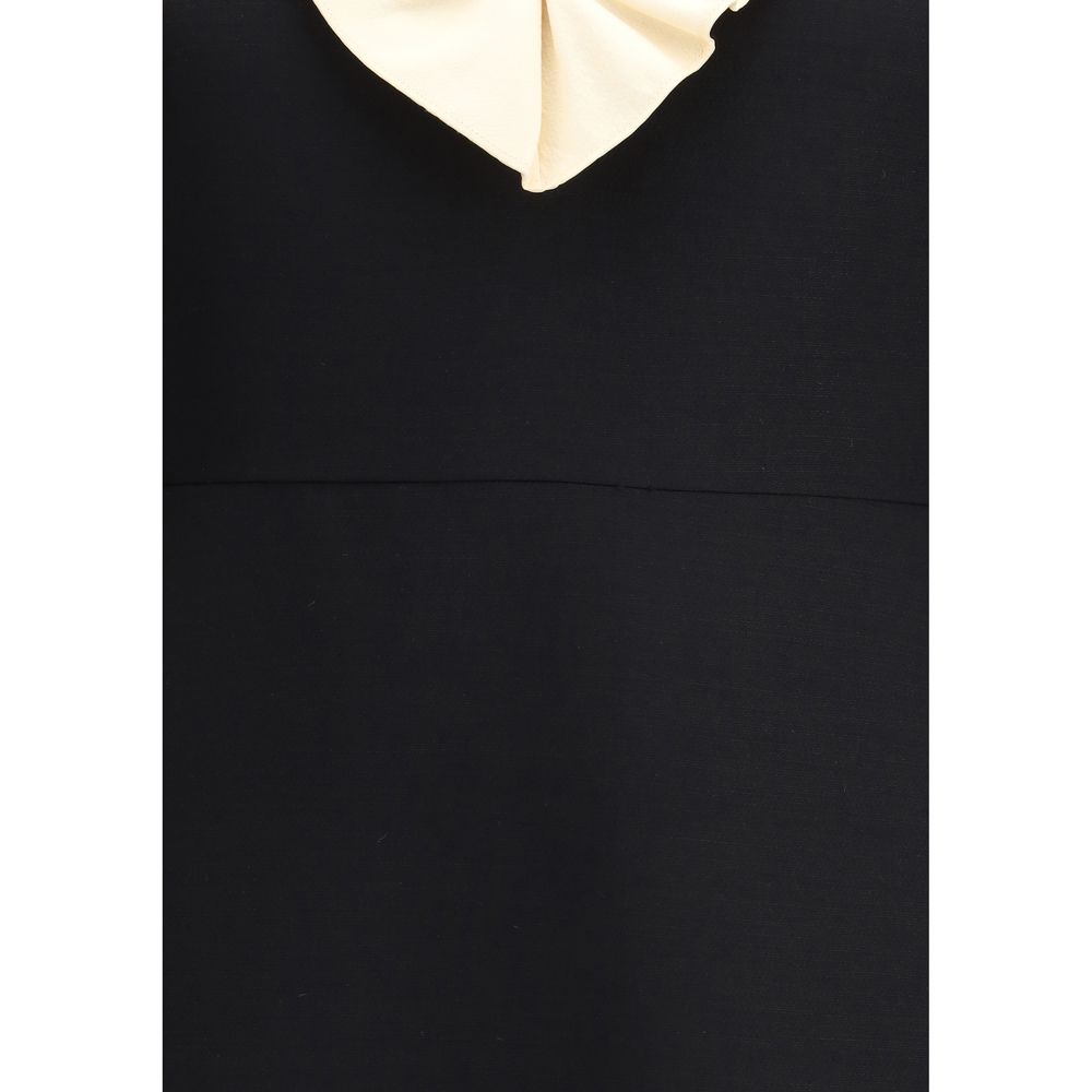 Valentino Kurzes Kleid aus Wolle und Seide