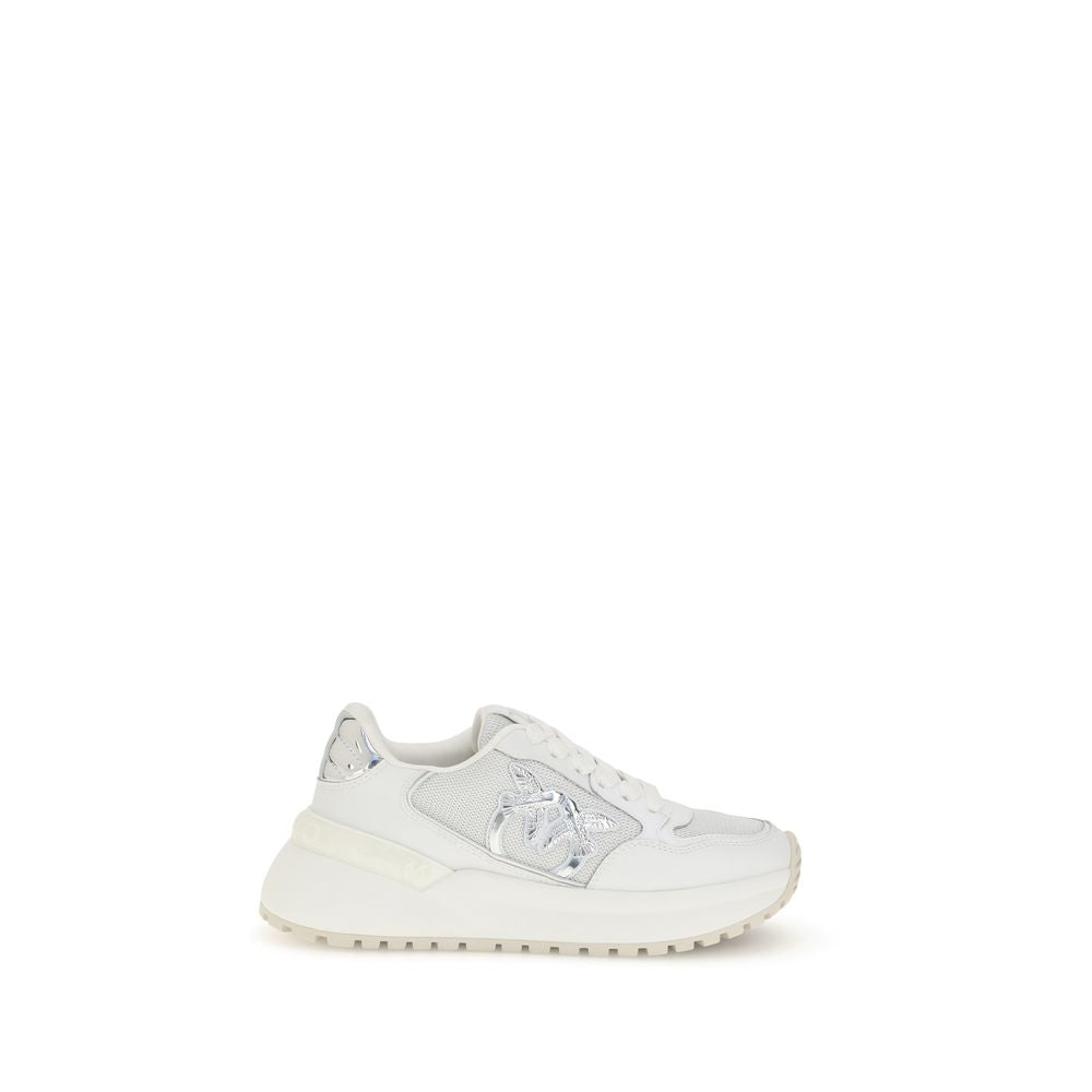 PINKO Logo und verspiegelte Details Sneakers