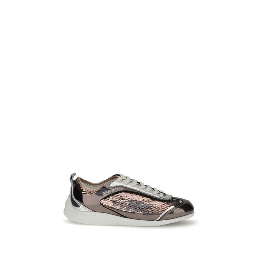 PINKO Paillettenbesetzter Spiegelstoff Reby 10 Sneakers