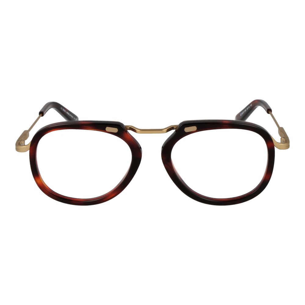 Ermenegildo Zegna Rote Metallbrille (Gestell)