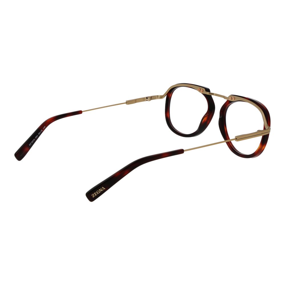 Ermenegildo Zegna Rote Metallbrille (Gestell)