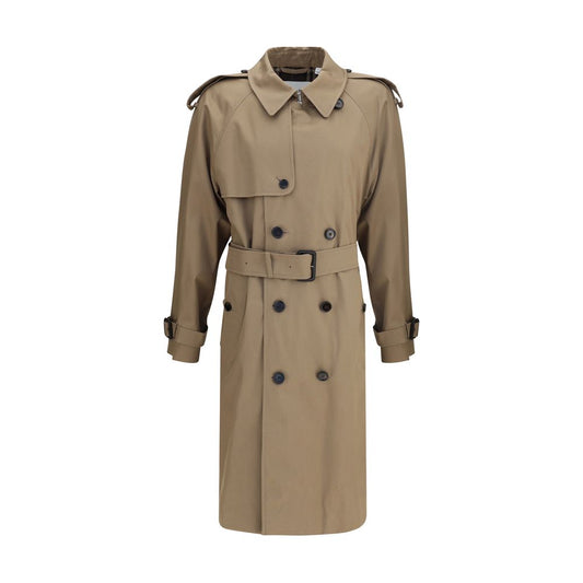 Burberry Langer Trenchcoat aus Baumwoll-Gabardine