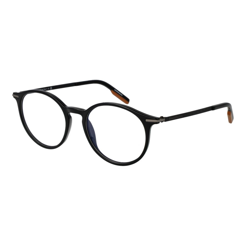 Ermenegildo Zegna Schwarze Kunststoffbrille (Gestelle)