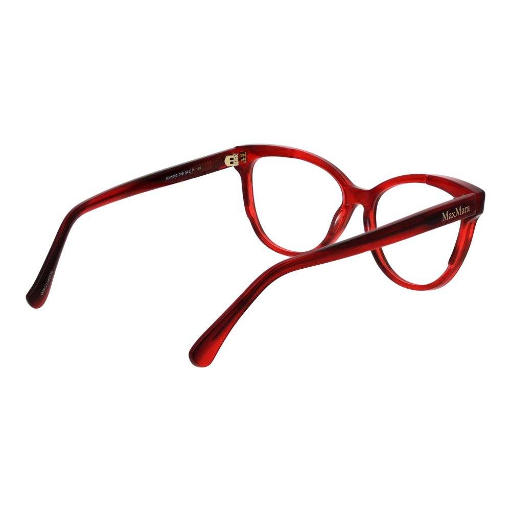 Max Mara Rote Acetat-Brille (Gestell)