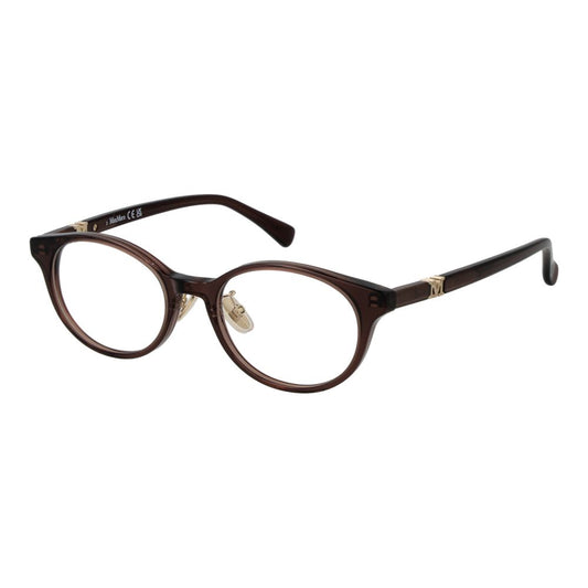Max Mara Brillenrahmen aus braunem Acetat
