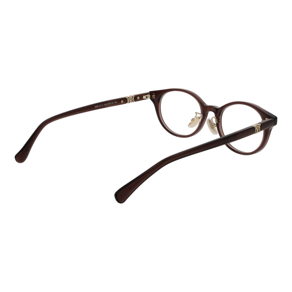 Max Mara Brillenrahmen aus braunem Acetat