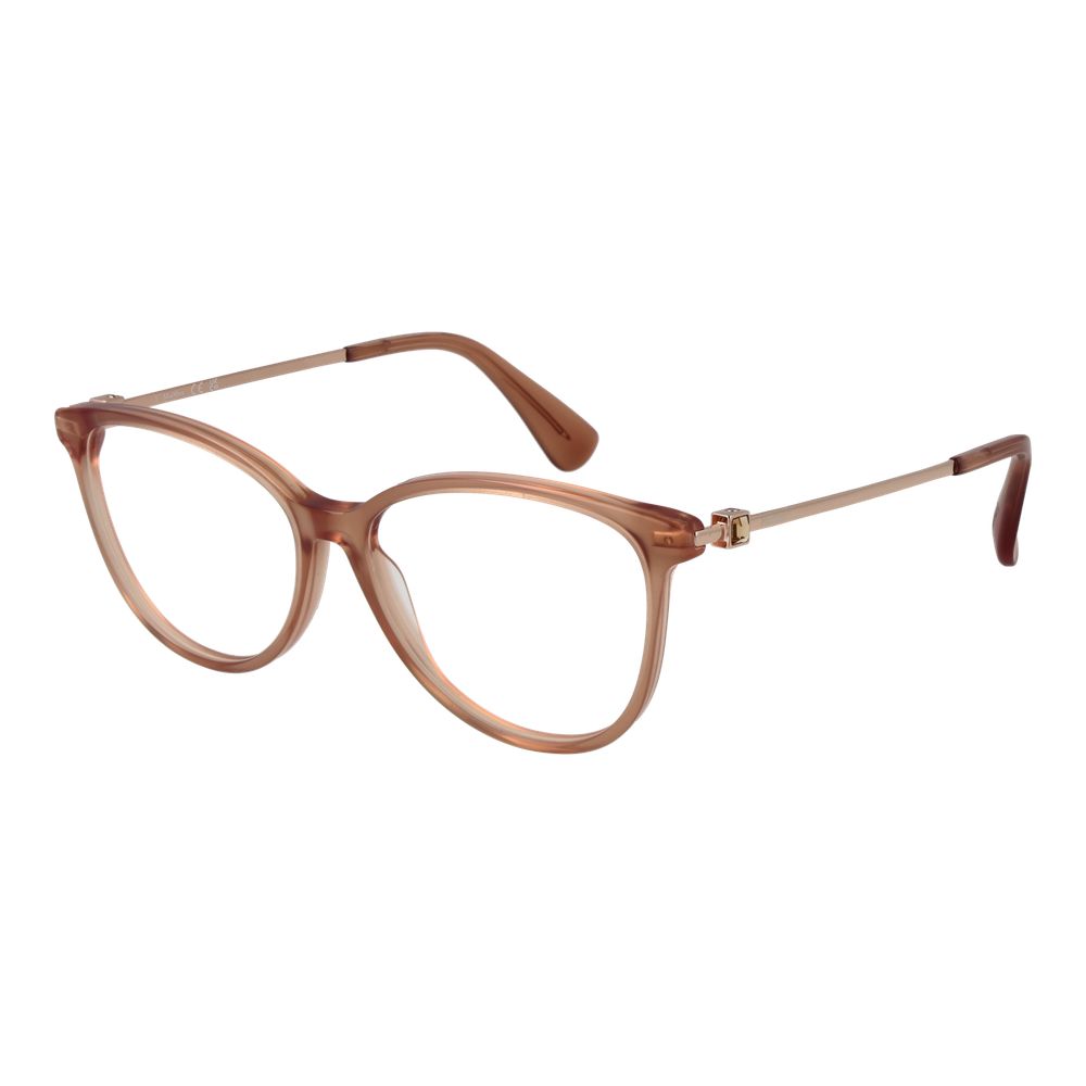 Max Mara Brillenrahmen aus braunem Acetat