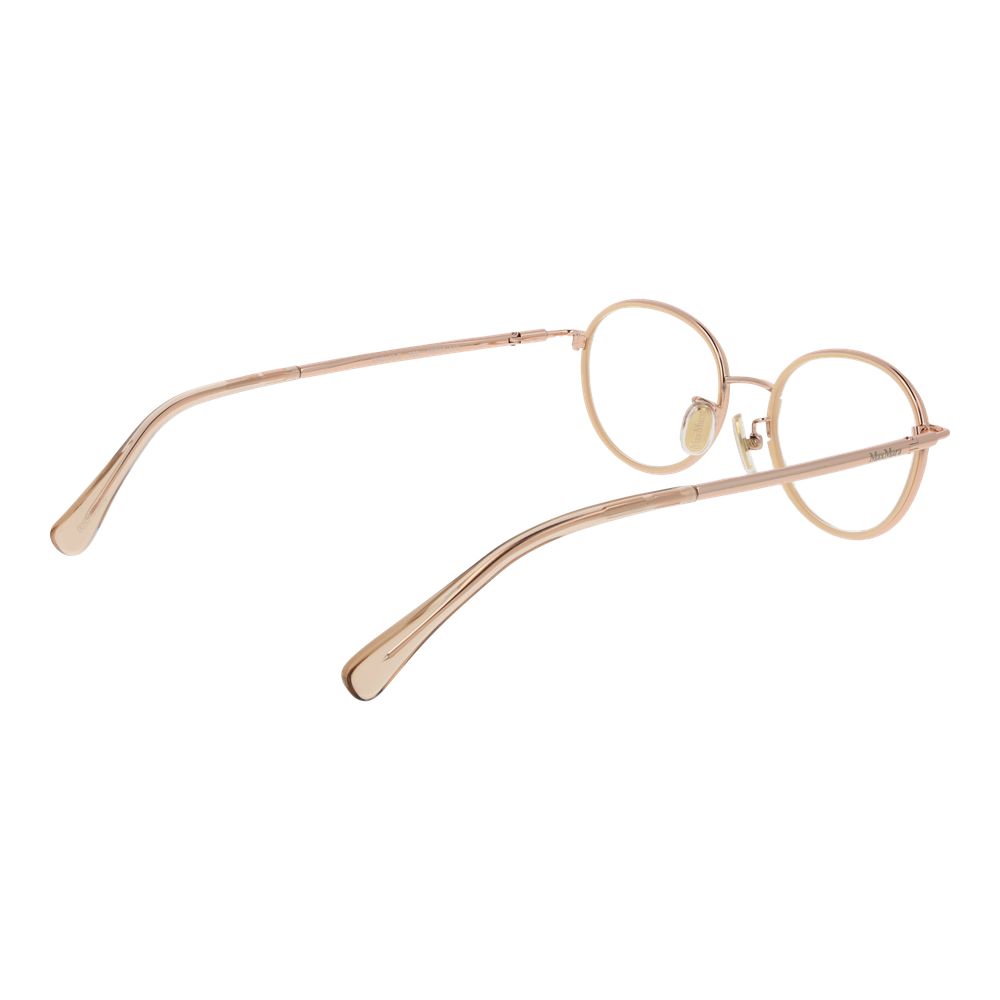 Max Mara Brille mit roségoldenem Metallrahmen
