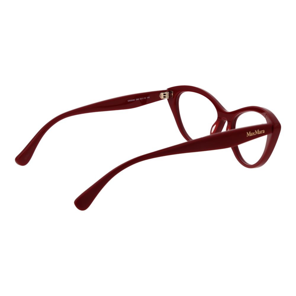 Max Mara Rote Acetat-Brille (Gestell)