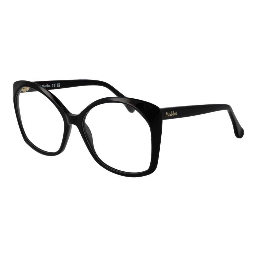 Max Mara Schwarze Acetat-Brille (Rahmen)