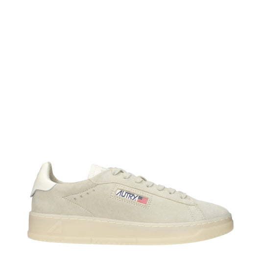 Autry Graue Leder-Low Tops