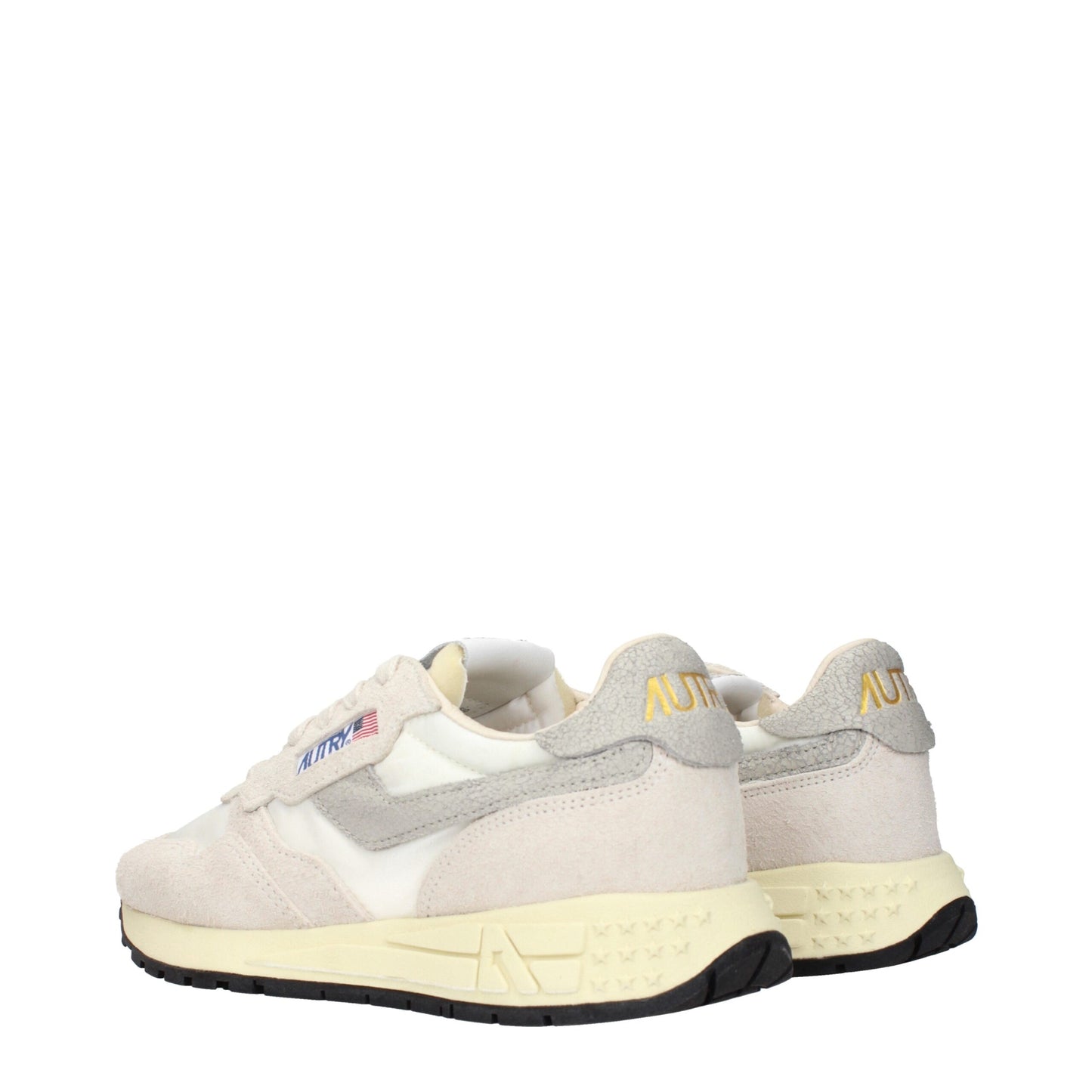 Autry Beige Stoff Low Tops