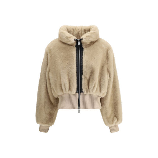 PINKO Kunstpelz-Bomberjacke