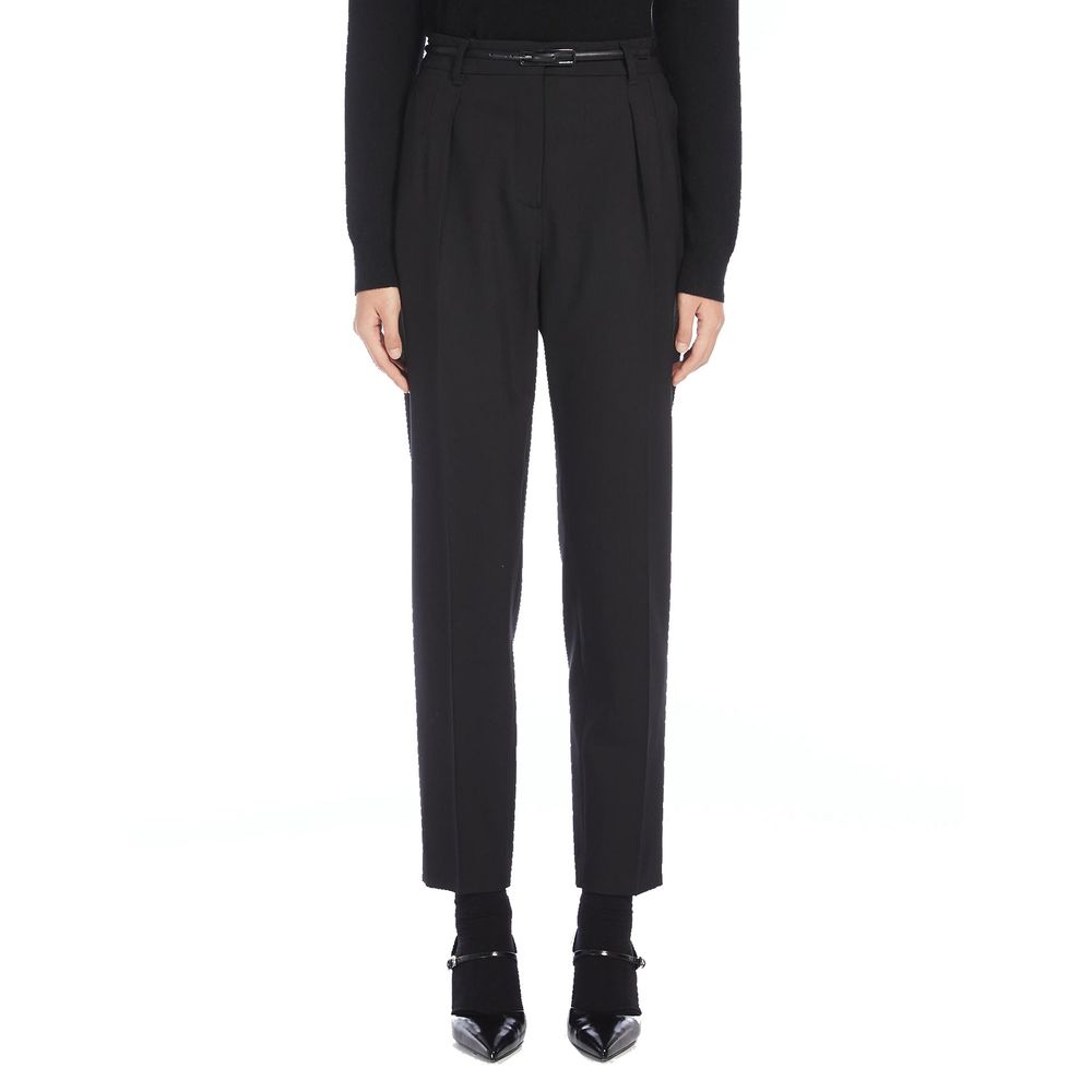 Max Mara Schwarze Stretch-Hose