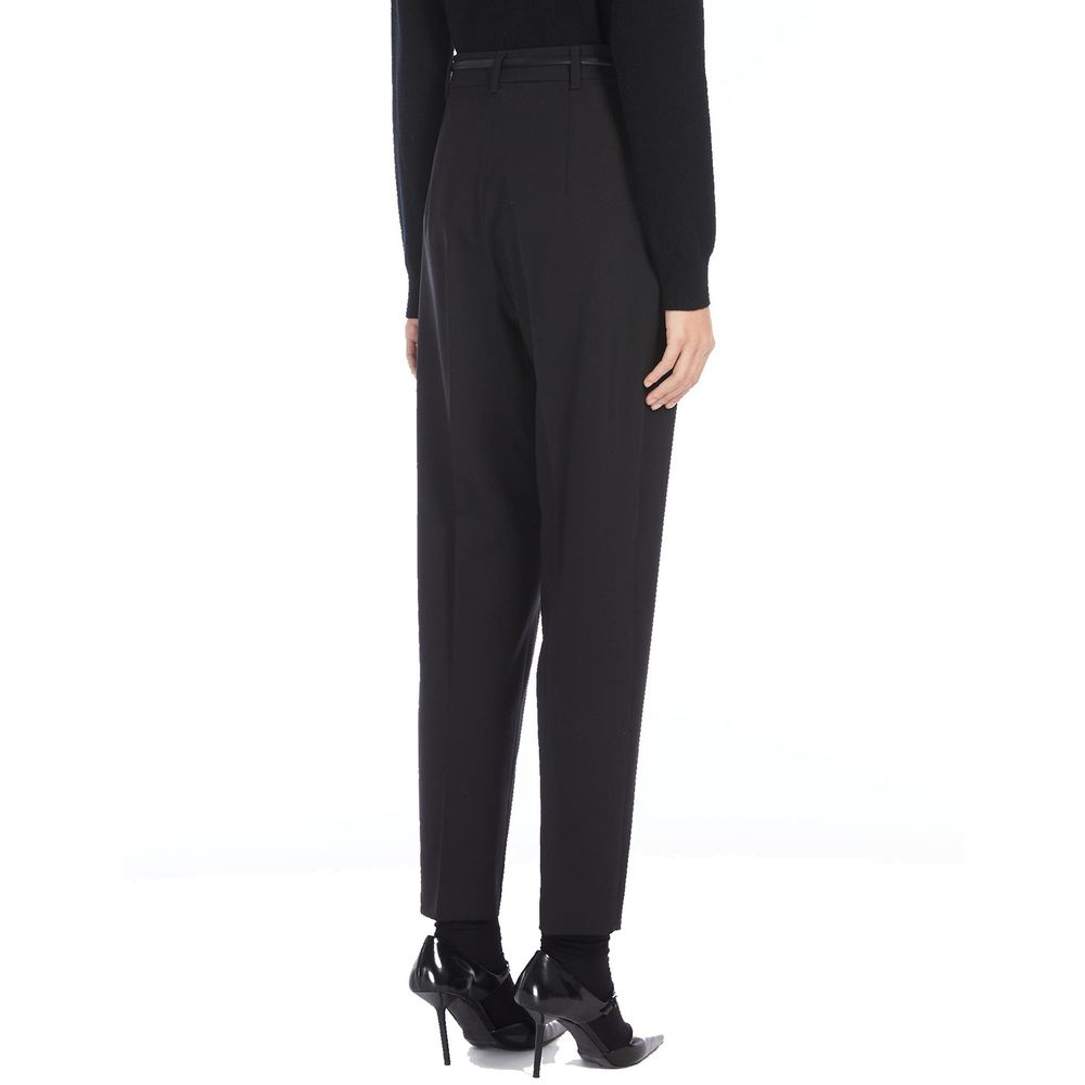 Max Mara Schwarze Stretch-Hose